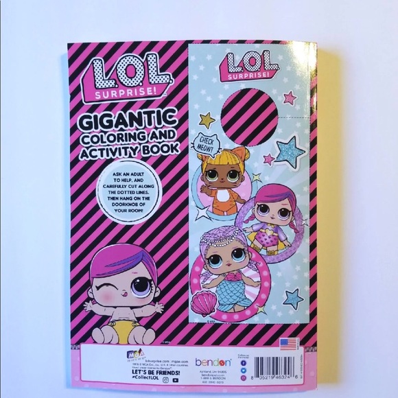 LOL SURPRISE DOLLS GIGANTIC COLORING ACTIVITY BOOK - Picture 8 of 8